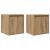 Noptiere montate pe perete 2 buc Stejar Artisan 38x34x40 cm GartenMobel Dekor