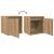 Noptiere montate pe perete 2 buc Stejar Artisan 38x34x40 cm GartenMobel Dekor