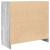 Bufetă gri Sonoma 80x35x76 cm Lemn prelucrat GartenMobel Dekor