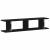 Rafturi de perete 2 buc Stejar negru 90x18x20 cm Lemn prelucrat GartenMobel Dekor