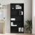 Bibliotecă Stejar negru 80x24x176 cm Lemn prelucrat GartenMobel Dekor