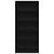 Bibliotecă Stejar negru 80x24x176 cm Lemn prelucrat GartenMobel Dekor