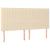 Pat box spring cu saltea, crem, 200x200 cm, textil GartenMobel Dekor