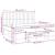 Pat box spring cu saltea, crem, 200x200 cm, textil GartenMobel Dekor