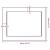 Blat de baie, 40x30x(2-6) cm, lemn masiv netratat GartenMobel Dekor