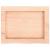 Blat de baie, 40x30x(2-6) cm, lemn masiv netratat GartenMobel Dekor