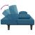 Set de canapele cu perne, 2 piese, albastru, catifea GartenMobel Dekor