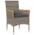 Set mobilier grădină cu perne 9 piese gri poliratan/lemn acacia GartenMobel Dekor