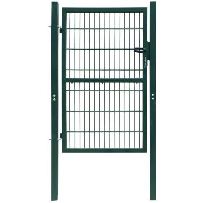 Poartă pentru gard 2D (simplă), verde, 106x210 cm GartenMobel Dekor