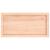 Blat de baie, 80x40x(2-4) cm, lemn masiv netratat GartenMobel Dekor