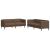 Set de canapele, 2 piese, maro, textil GartenMobel Dekor
