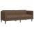 Set de canapele, 2 piese, maro, textil GartenMobel Dekor