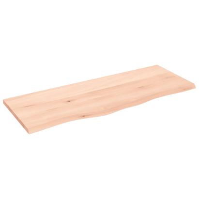Poliță de perete, 100x40x2 cm, lemn masiv de stejar netratat GartenMobel Dekor