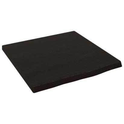 Raft de perete maro închis 40x40x2 cm lemn masiv stejar tratat GartenMobel Dekor