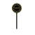 Propsuri vip inaltime 7.5 cm, negru-auriu, set 12 piese MultiMark GlobalProd