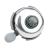 Sonerie bicicleta cu busola incapsulata, metalica, 5 cm, diverse culori MultiMark GlobalProd