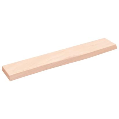 Poliță de perete, 60x10x2 cm, lemn masiv de stejar netratat GartenMobel Dekor