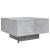Măsuță de cafea cu lumini LED, gri beton, 55x55x31 cm GartenMobel Dekor