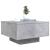Măsuță de cafea cu lumini LED, gri beton, 55x55x31 cm GartenMobel Dekor