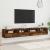 Dulapuri TV de perete 2 buc. stejar fumuriu 100x30x30 cm lemn GartenMobel Dekor