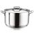 Oală din oțel inoxidabil cu capac metalic 30×14 cm, 10L, perfectă pentru gătitul zilnic Handy KitchenServ