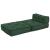 Puf modular verde 70x70x54 țesătură GartenMobel Dekor