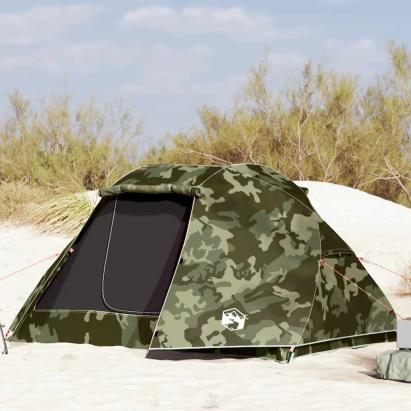 Cort de pescuit pentru 5 persoane, camuflaj, impermeabil GartenMobel Dekor