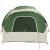 Cabină cort de camping, 4 persoane, verde, impermeabil GartenMobel Dekor