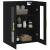 Dulap cu montaj pe perete, negru, 69,5x34x90 cm GartenMobel Dekor