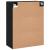 Dulap cu montaj pe perete, negru, 69,5x34x90 cm GartenMobel Dekor