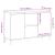 Dulap, lemn vechi, 102x35x70 cm, lemn prelucrat GartenMobel Dekor