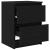 Dulap TV negru 40x35x54 cm din lemn prelucrat GartenMobel Dekor