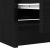 Dulap TV negru 40x35x54 cm din lemn prelucrat GartenMobel Dekor