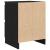 Dulap TV negru 40x35x54 cm din lemn prelucrat GartenMobel Dekor