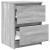 Dulap TV Gri Sonoma 40x35x54 cm lemn prelucrat GartenMobel Dekor