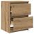 Dulap TV Artisan Stejar 40x35x54 cm Lemn prelucrat GartenMobel Dekor