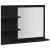 Oglindă de baie Stejar negru 60x10,5x45 cm lemn prelucrat GartenMobel Dekor
