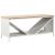 Suport pentru lemne de foc cu blat lemn alb 100,5x35,5x40 cm GartenMobel Dekor