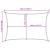 Pânză parasolar, antracit, 3 x 5 m, HDPE, 160 g/m² GartenMobel Dekor