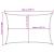 Pânză parasolar, bej, 4 x 5 m, HDPE, 160 g/m² GartenMobel Dekor