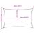 Pânză parasolar, bej, 5 x 6 m, HDPE, 160 g/m² GartenMobel Dekor