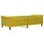 Pat de zi, galben, 90x200 cm, catifea GartenMobel Dekor