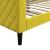 Pat de zi, galben, 90x200 cm, catifea GartenMobel Dekor