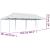 Cort de petrecere pliabil, alb, 3 x 9 m GartenMobel Dekor