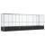 Voliera de păsări cu extensie, argintiu, 626,5x107x212 cm, oțel GartenMobel Dekor