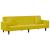 Set de canapele cu perne, 2 piese, galben, catifea GartenMobel Dekor
