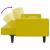 Set de canapele cu perne, 2 piese, galben, catifea GartenMobel Dekor