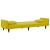 Set de canapele cu perne, 2 piese, galben, catifea GartenMobel Dekor