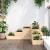 Jardinieră grădină 4 niveluri, 80,5x79x36 cm lemn masiv pin GartenMobel Dekor