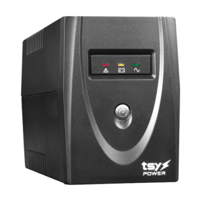 UPS TSY Power, 600VA/360W, LED, line interactive, 2 x Schuko TSY-MP-0K6-LED SafetyGuard Surveillance